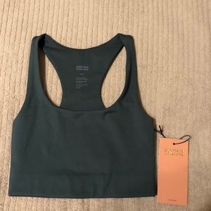 Girlfriend Collective Paloma Bra in Moss